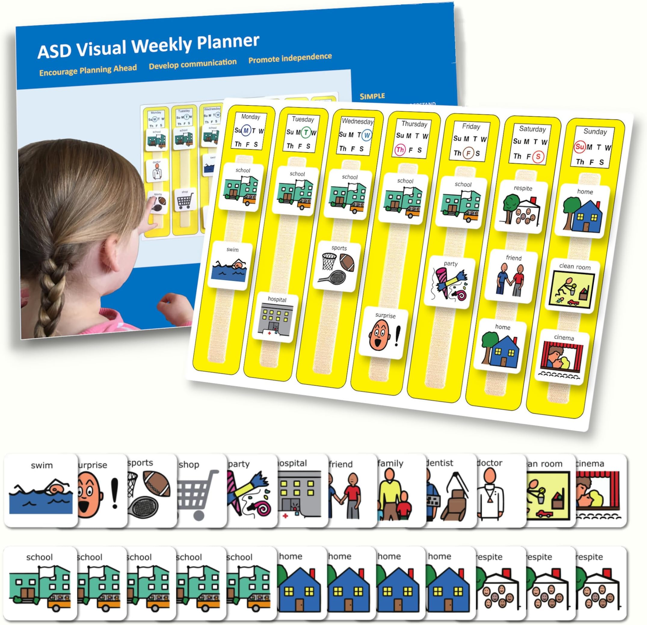 Autism Supplies And Developments Pecs Weekly Planner