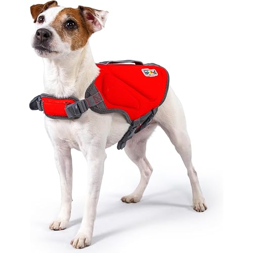 Outward Hound Dawson Swim Red Dog Life Jacket, Small