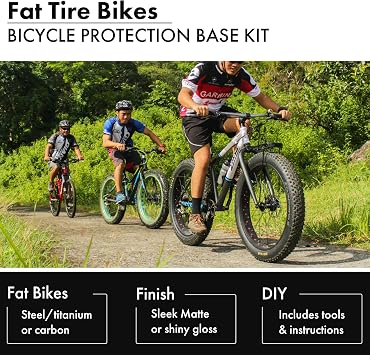 Universal Bicycle Protection Base Kit - XPEL Bike Frame Protection Film for Fat Bikes - Matte