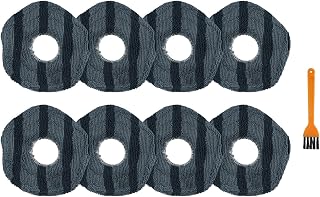Mop Cloths For EUFY X10 Pro For OMNI X9 Pro Robot Vacuum Cleaner, Microfiber Reusable Mop Pads Replacement Accessories (A)