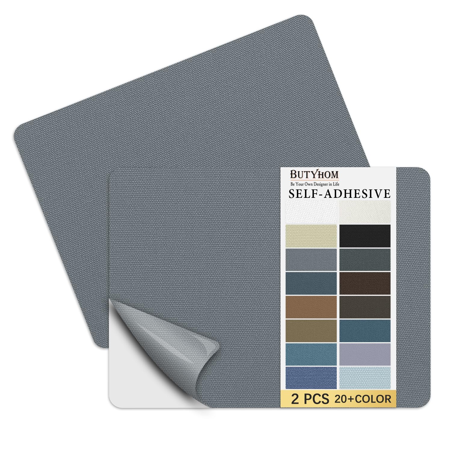 Butyhom Canvas Repair Patch 9 x11 Inch 2 Pcs Strong Sticky SelfAdhesive Fabric