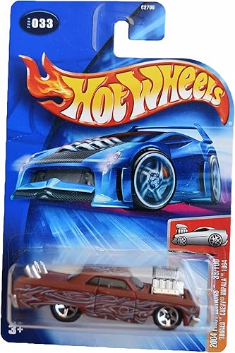 Hot Wheels 'Tooned Chevy Impala 1964, Brown 2004 Primeras ediciones 33100
