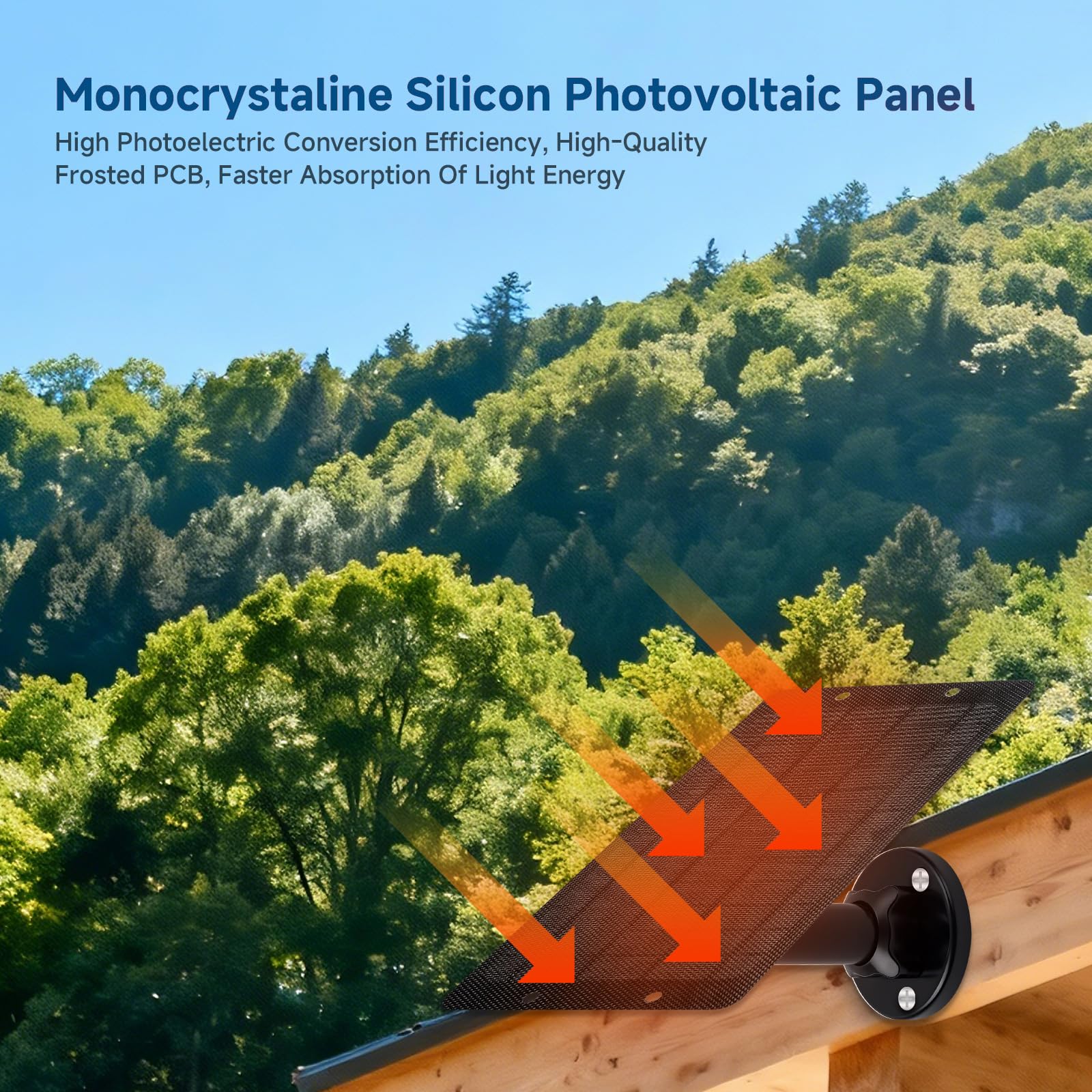 Pannello solare da 6 W 5 V con connettori Tipo-C, micro USB e barile, pannello solare universale per fotocamera con superficie ad alta efficienza a nido d'ape, caricabatterie solare impermeabile IP65