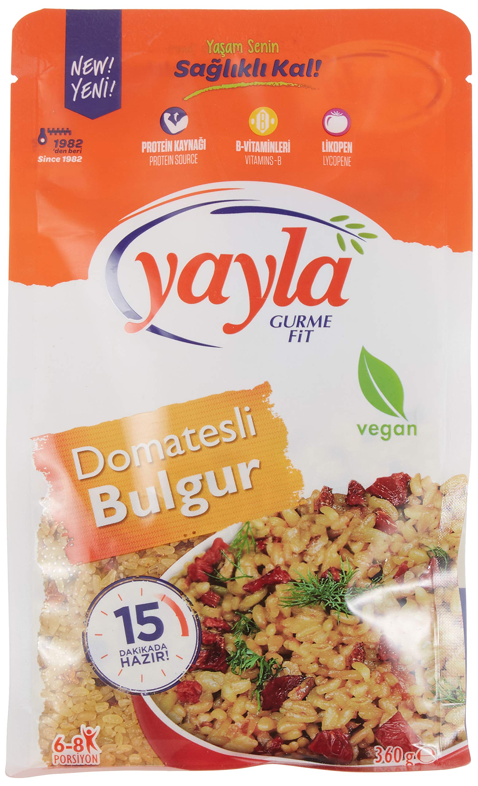 yayla Gurme Fit Domatesli Bulgur 360 gr Tekli Paket
