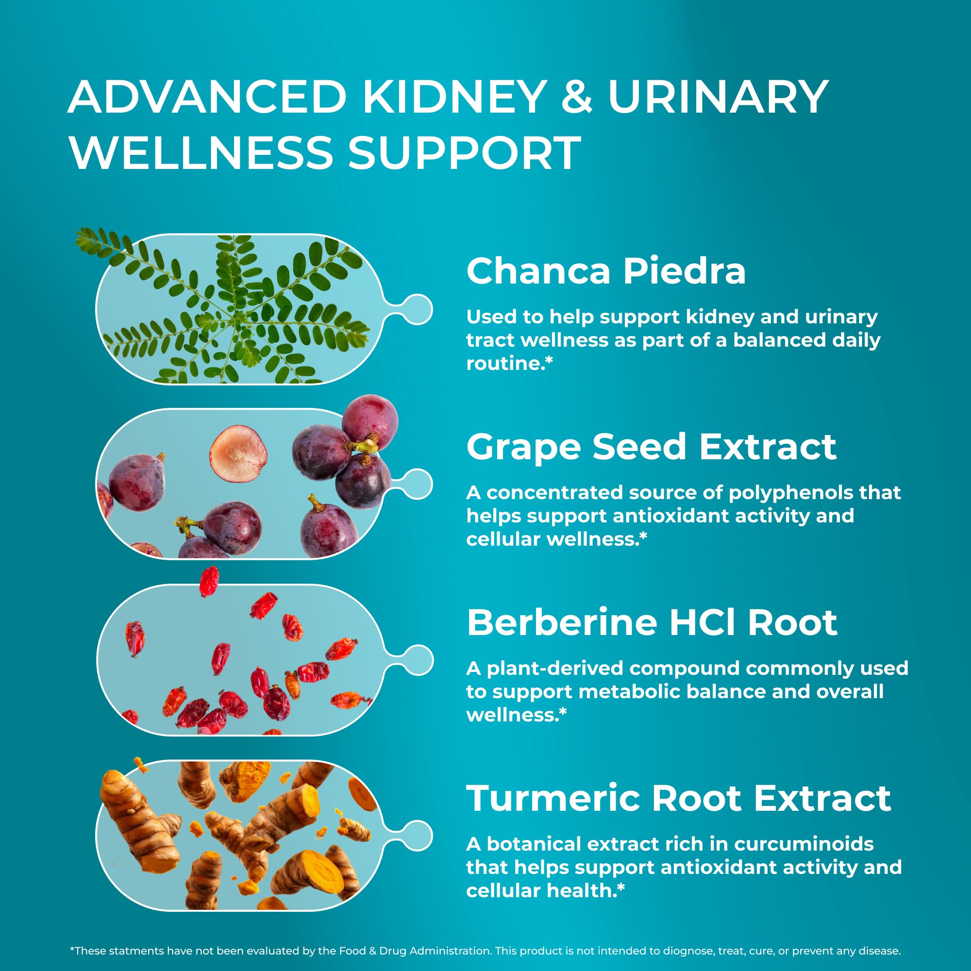 PUREHEALTH RESEARCH Kidney Health Formula - Kidney Support - 1 Bottle — Amazon image 4