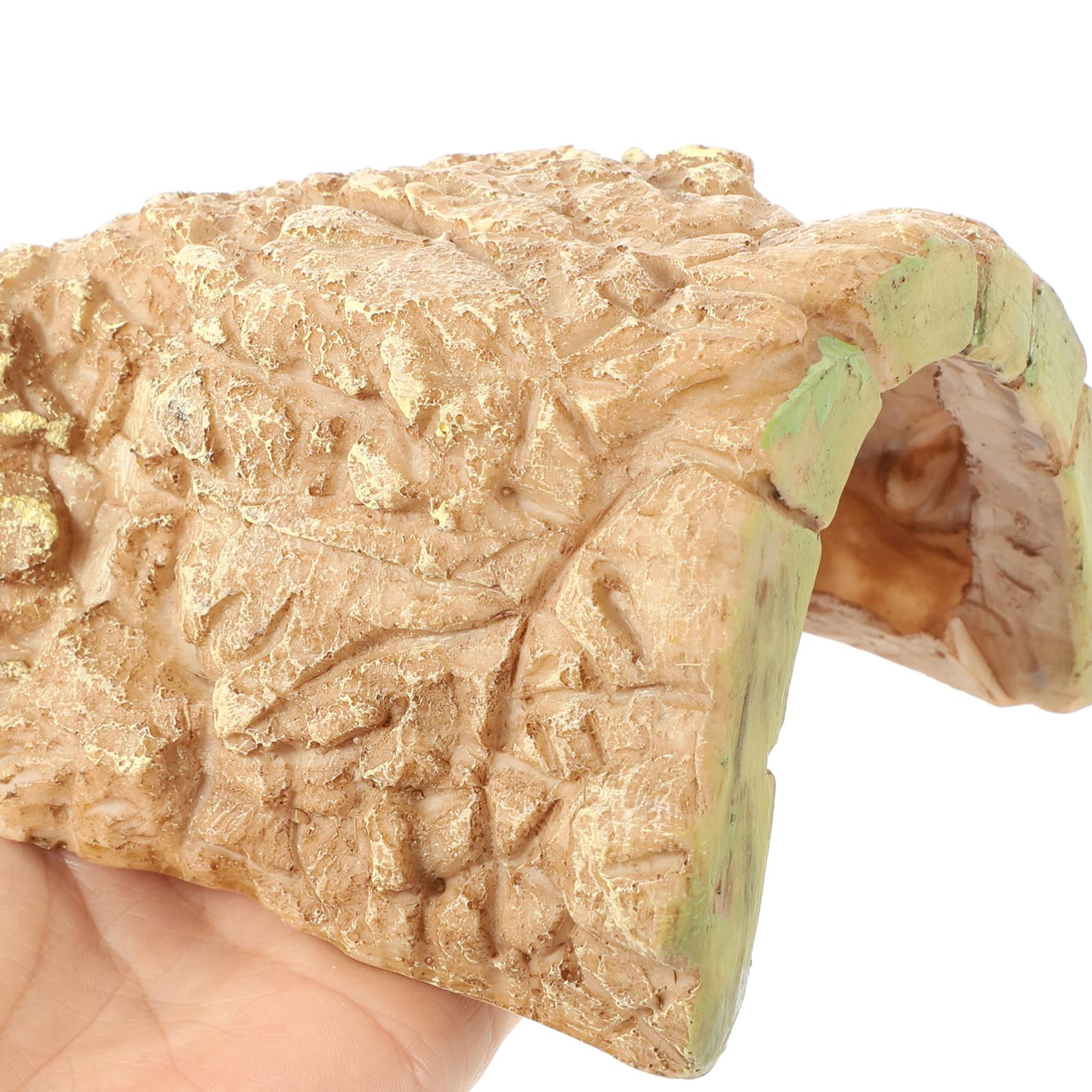 Happyyami 5piezas Escondite Natural para Reptiles De Decoración De Terrario Rampas para Tortugas Accesorio Multi-Funcional para Acuarios y Hábitats De Reptiles