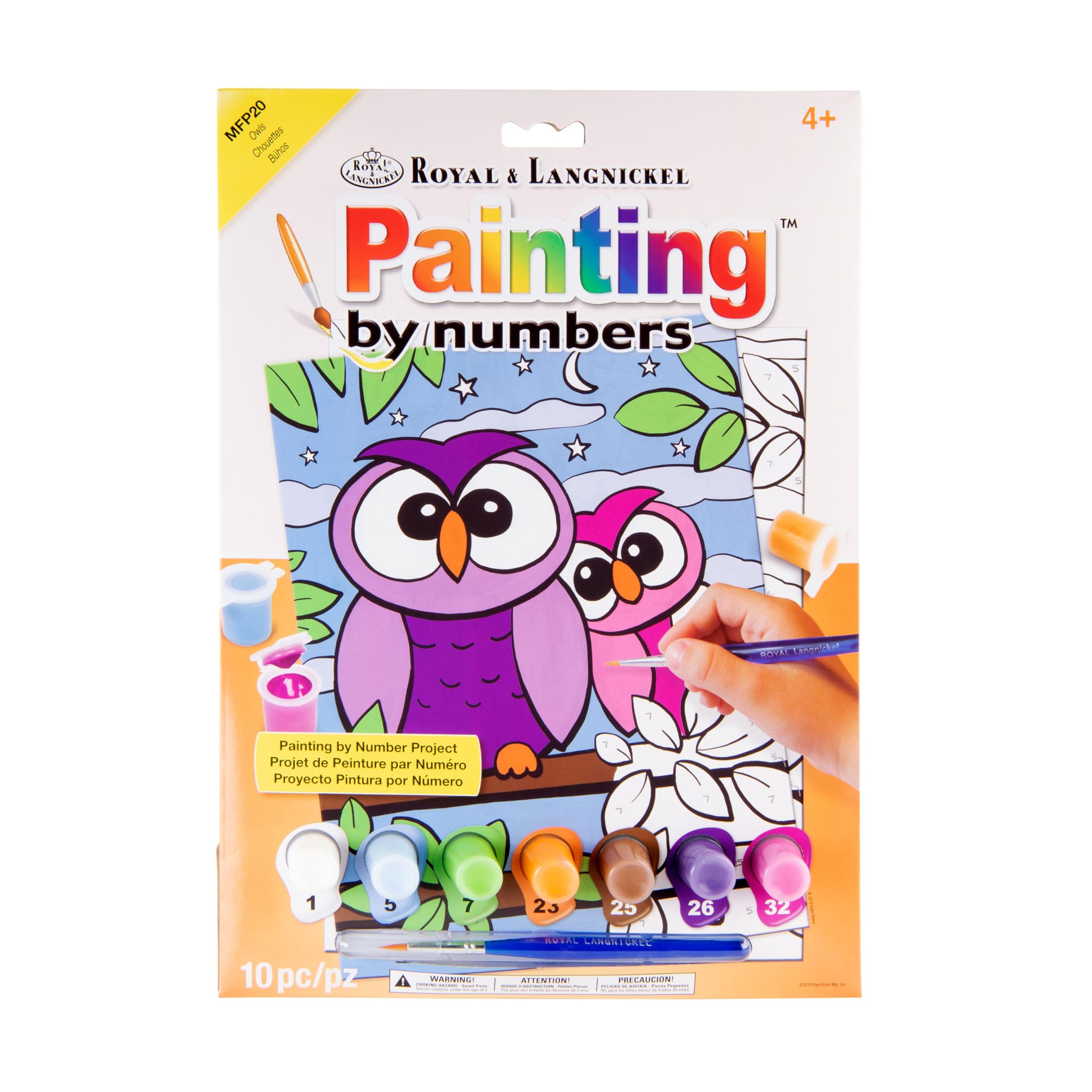 Royal & Langnickel My First Owls Paint by Numbers