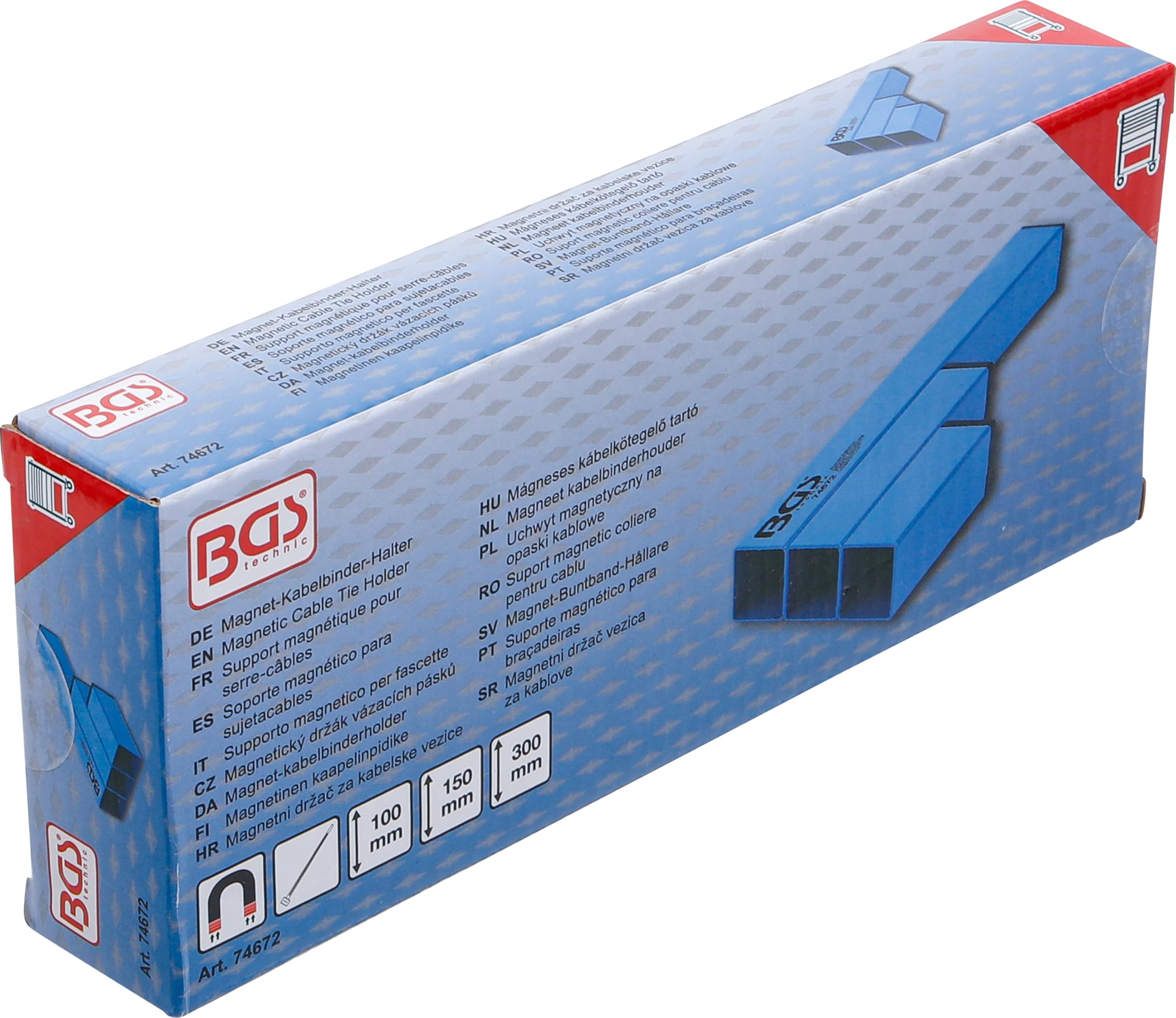 BGS 74672 | Supporto magnetico per fascette