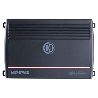 Memphis SRX1200D.1 Street Reference Series Mono Subwoofer Amplifier 1200 Watts RMS x 1 at 1-Ohm