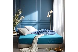 AYASW Queen Size Deep Pocket Fitted Sheet - Indulge in Superior Comfort and Effortless Rest
