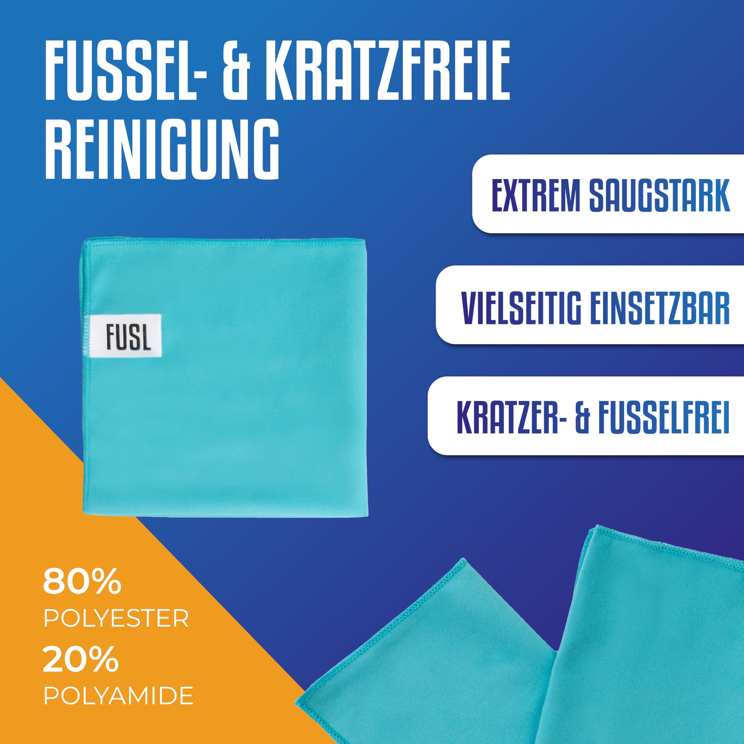 Edelstahlreiniger Set Pflege x2 + Reinigung + Reinigungstuch | Effektiv gegen Fett & Schmutz | Streifenfreier Glanz | Für Edelstahl, Aluminium, Chrom in Haushalt, Küche, Handwerk & Gastro