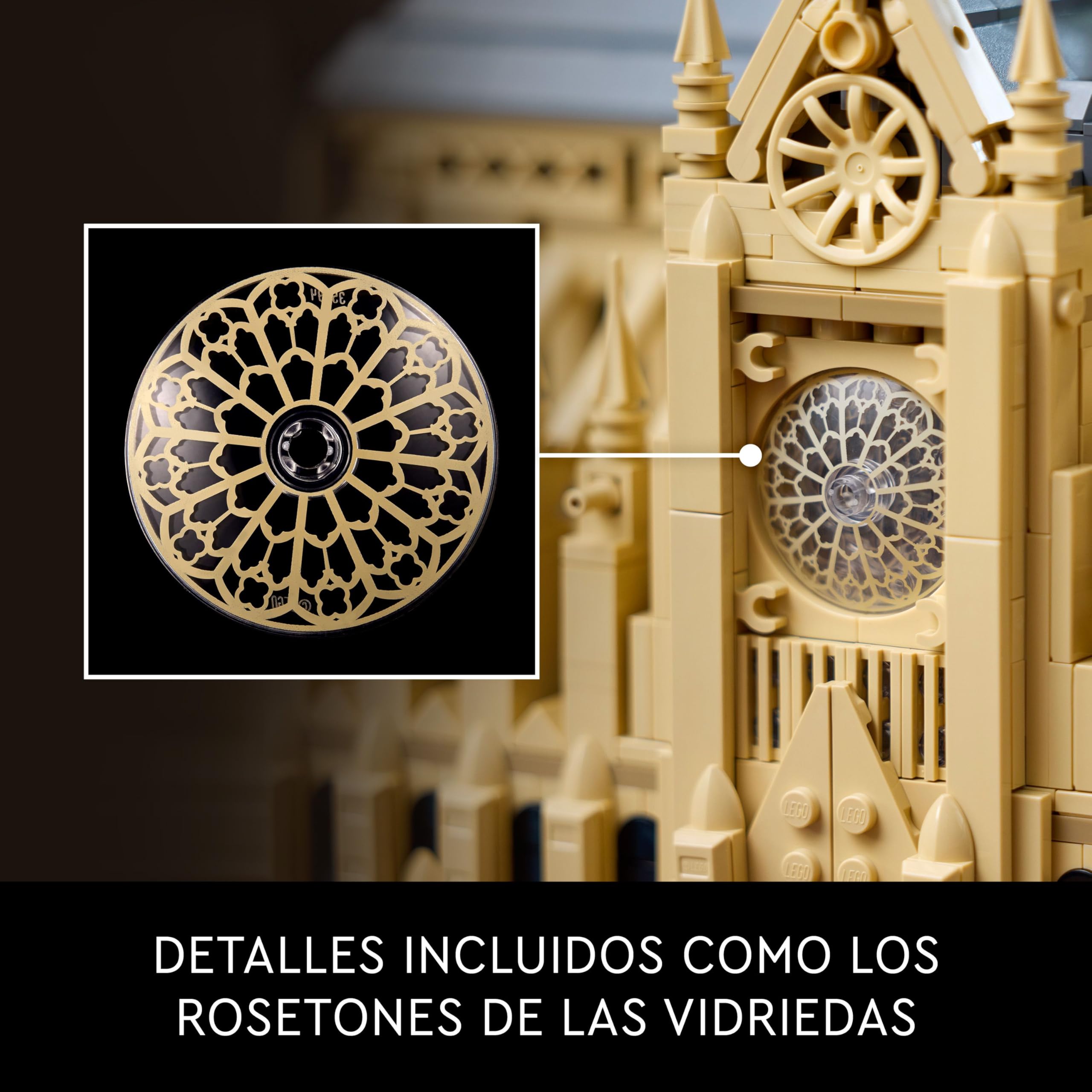 LEGO Architecture Notre Dame de París Maquetas para Construir para Adultos, Set de Arquitectura de Catedral, Recuerdo de Historia de Francia, Regalo para Hombres, Mujeres, Padres y Madres 21061