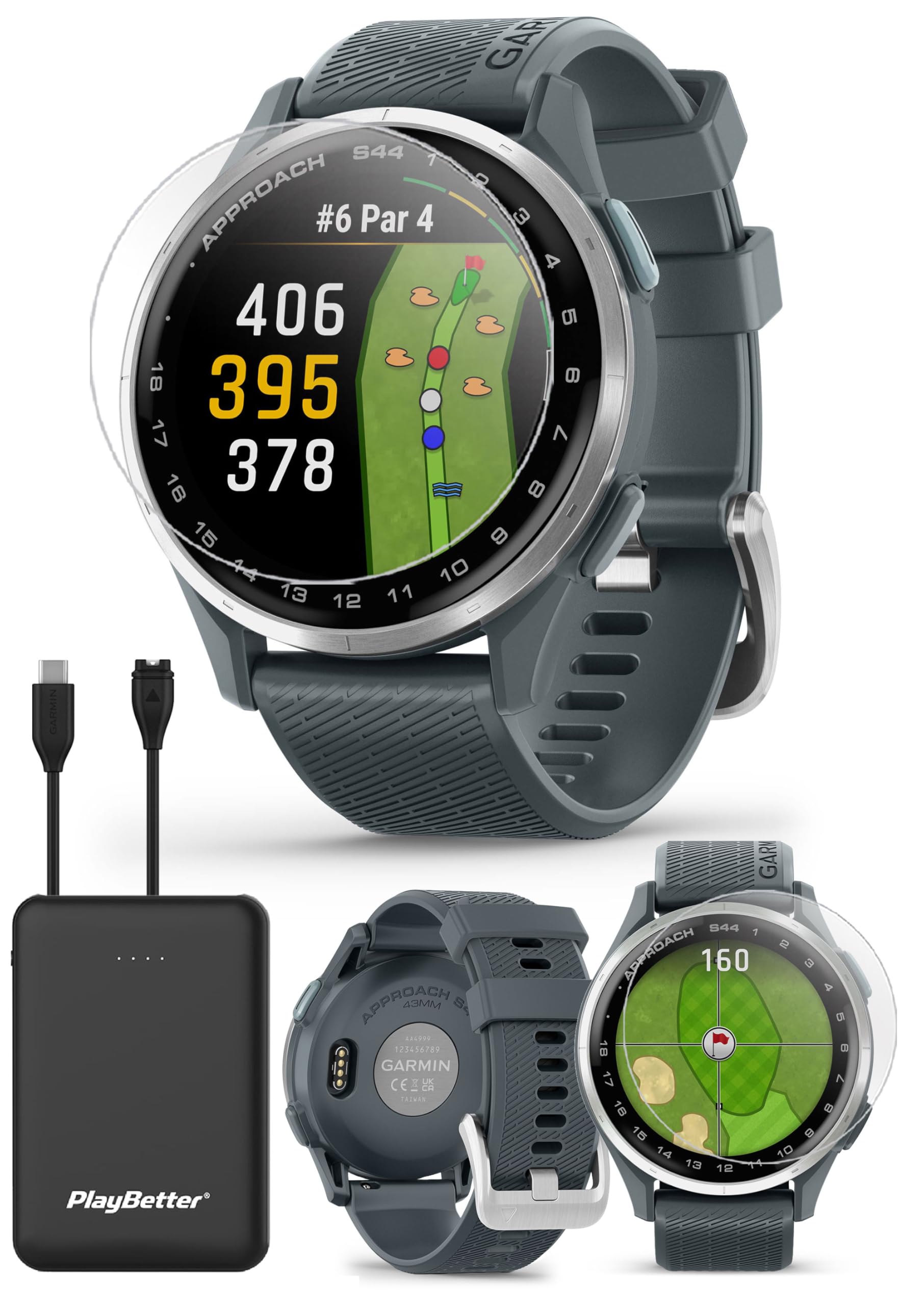 Amazon.com: Garmin Approach S44 (Silver/Twilight) Golf GPS