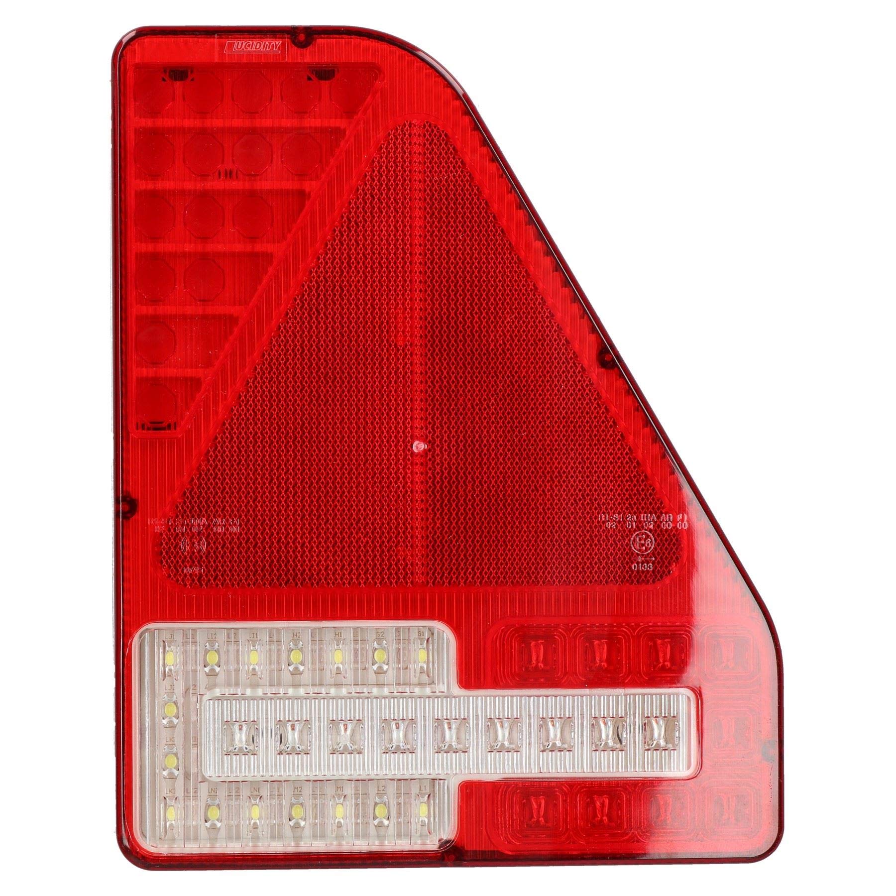 AB Tools Indespension LED tylne światło prawej strony do przyczep Euro z 5-pinową wtyczką