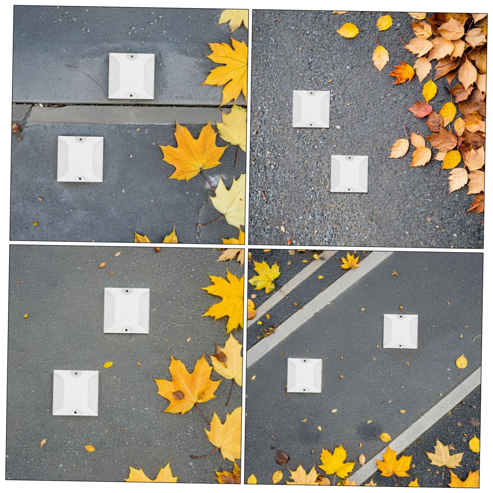 ABOOFAN 30 Señales De Tráfico Reflectantes Marcadores De Pavimento Para Reflectores Para Marcadores De Pavimento Para Autopistas