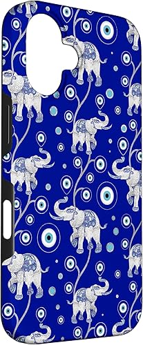 Miniatura 3 de Carcasa con dije de elefante de buena suerte para iPhone 16