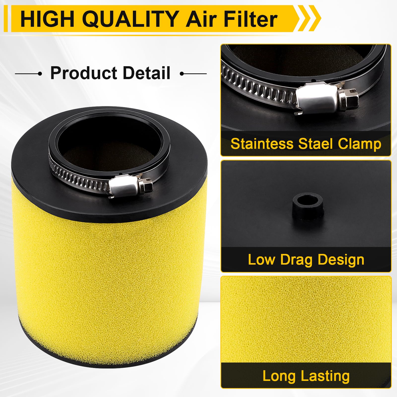 TRX 250 17254-HM8-000 Air Filter for Honda Recon 250 TRX250