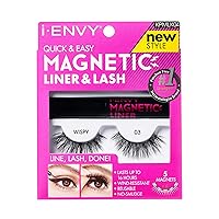 Vista 14 de i•ENVY Pestañas magnéticas de doble fuerza reutilizables