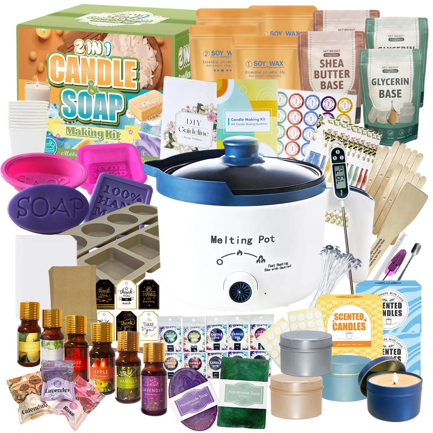 PIUH 2-in-1 Candle & Soap Kit