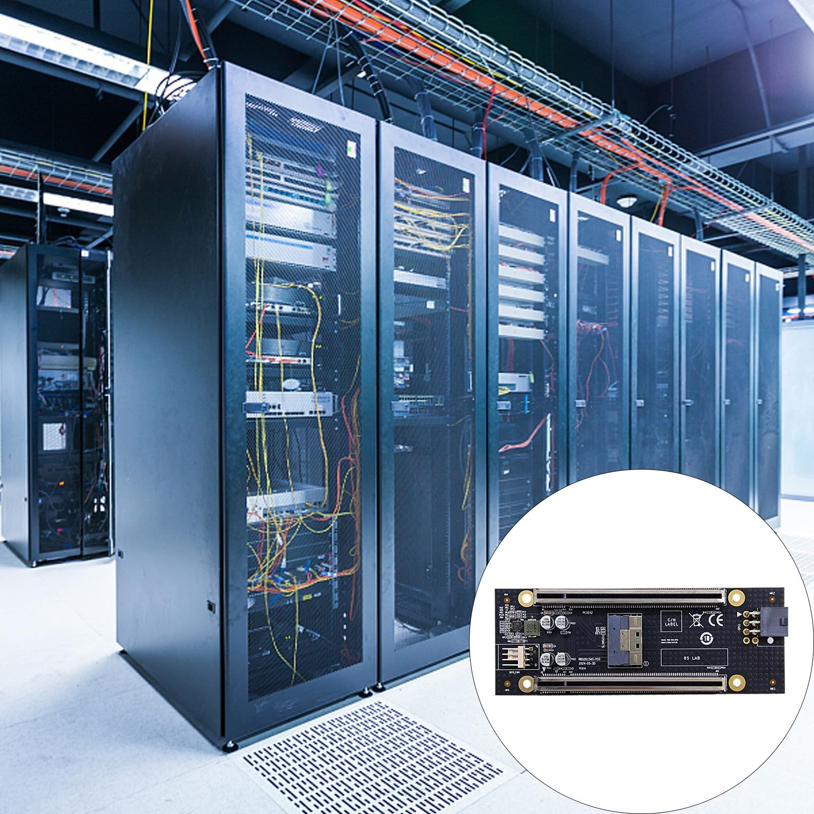 La Scheda Biforcazione PCIe 4 X16 Divide Lo Slot in 10GbE e NVMe per Scheda espansione Rack archiviazione/Rete