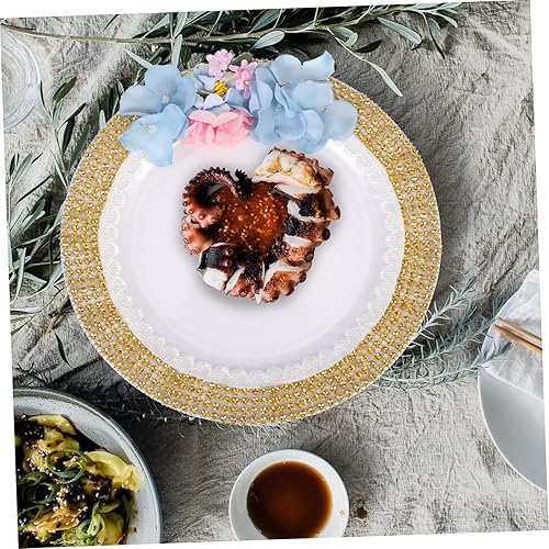 Miniatura 8 de NOLITOY 3 unids Flor Dim Sum Plato Snack Plato Plato Plato de servir Plato de Palomitas de Maíz Bandeja de Pastel de Boda Plato de Pasta Plato de