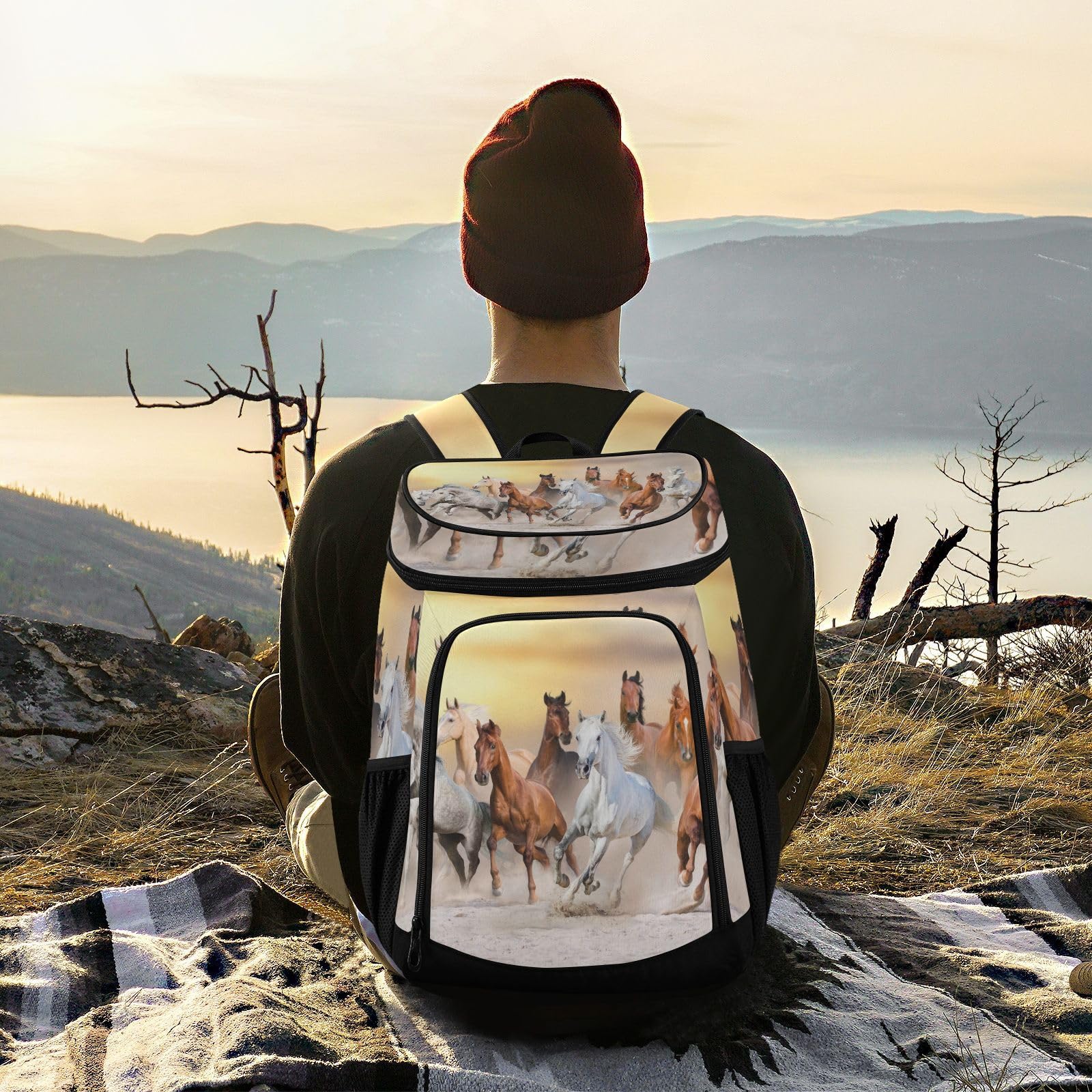 30L Insulated Cooler Backpack – Leak-Proof, Waterproof Picnic & Hiking Bag, Holds Up To 36 Cans, Multiple Pockets For Outdoor Trips
