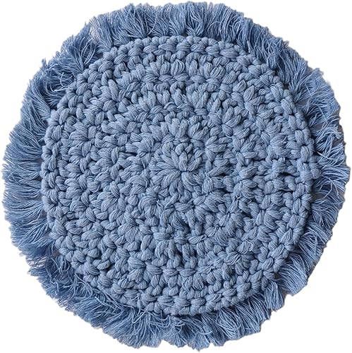 Miniatura 9 de Cuerda de macramé de 0.157 in x 92 yardas, cuerda de algodón colorido para colgar en la pared, ganchos de plantas, para manualidades, tejer (verde