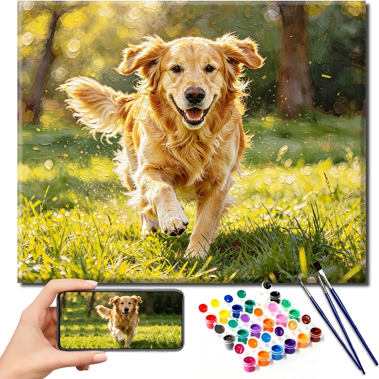 Custom Paint by Numbers from Photo, Personalized Paint by Number Kits