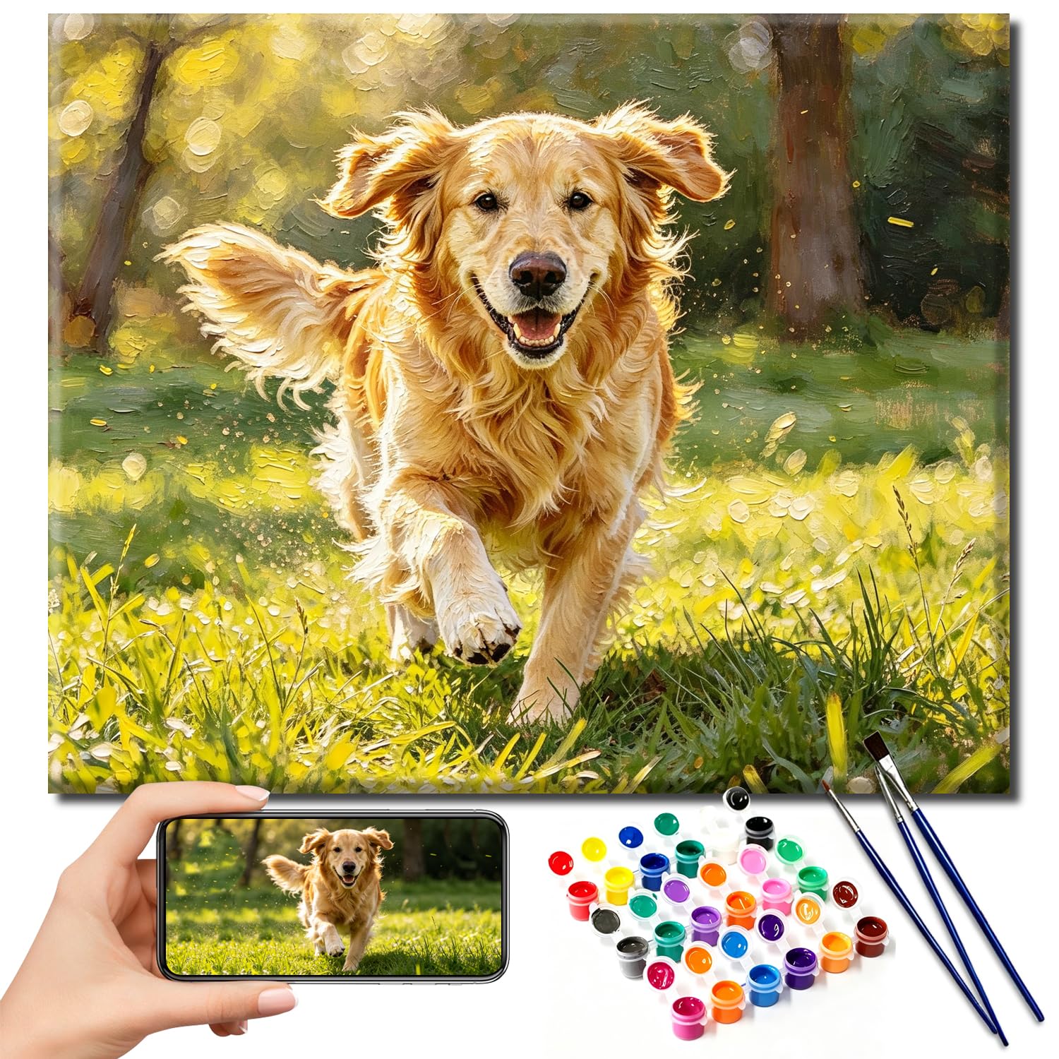 Paint by Numbers Personalised for Adult, Custom Paint by Number from Photo