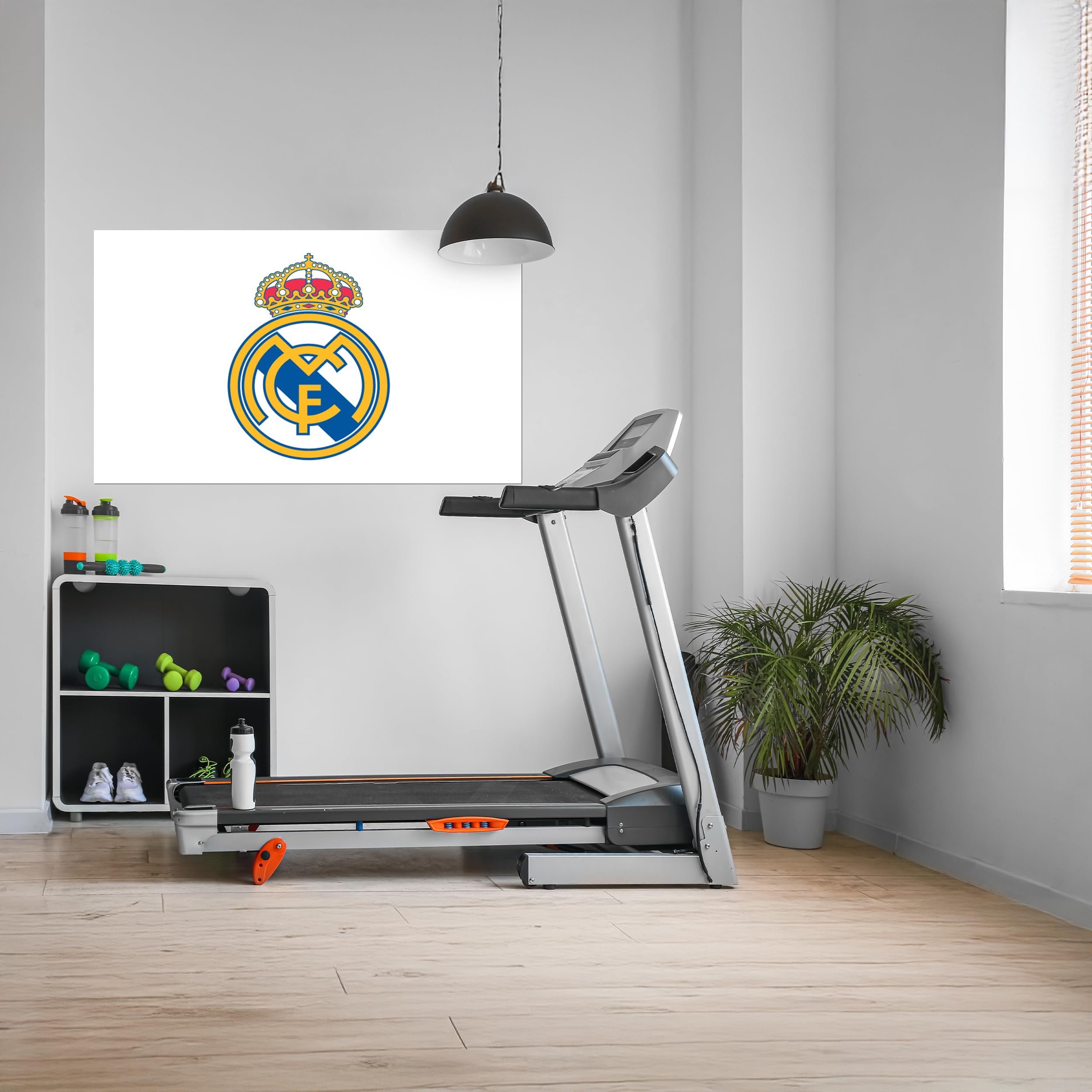 Real Madrid Licencjonowany Dekoracyjny Naklejka Ścienna Winylowa 65x40 cm