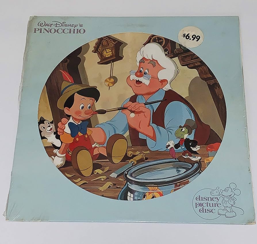 Amazon.com: Walt Disney's Pinocchio picture disc