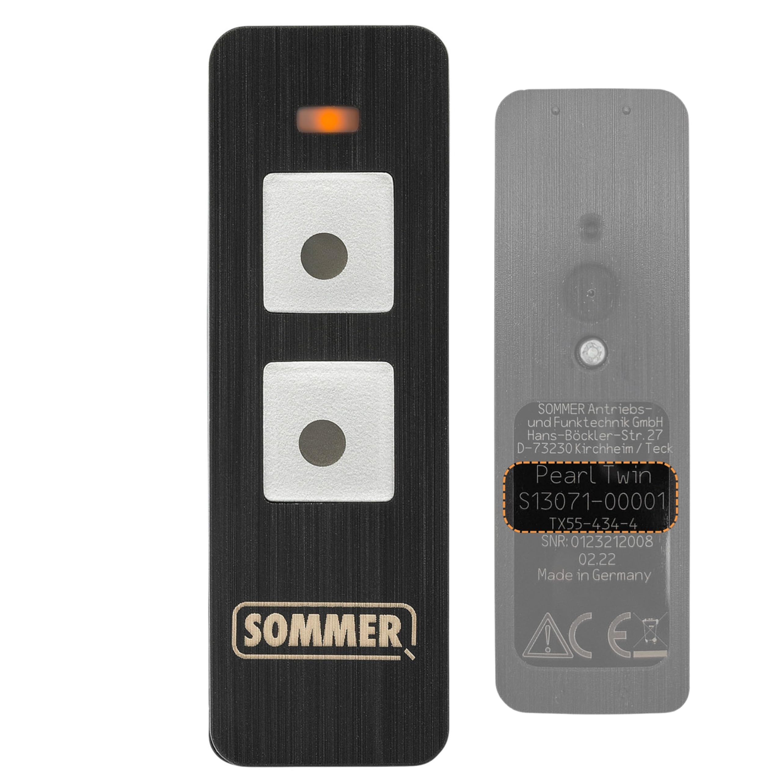 Koomando Telecomando S13071 TX-55-434-4 Originale Sommer 2 tasti 434 Mhz FM per porte garage Breda