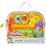 Play-Doh Starter Set 9-Piece Kit with Storage Tote & 4 Modeling Compound Cans, Arts and Crafts for Kids, Back to School Classroom Supplies, Preschool Toys, Ages 3+