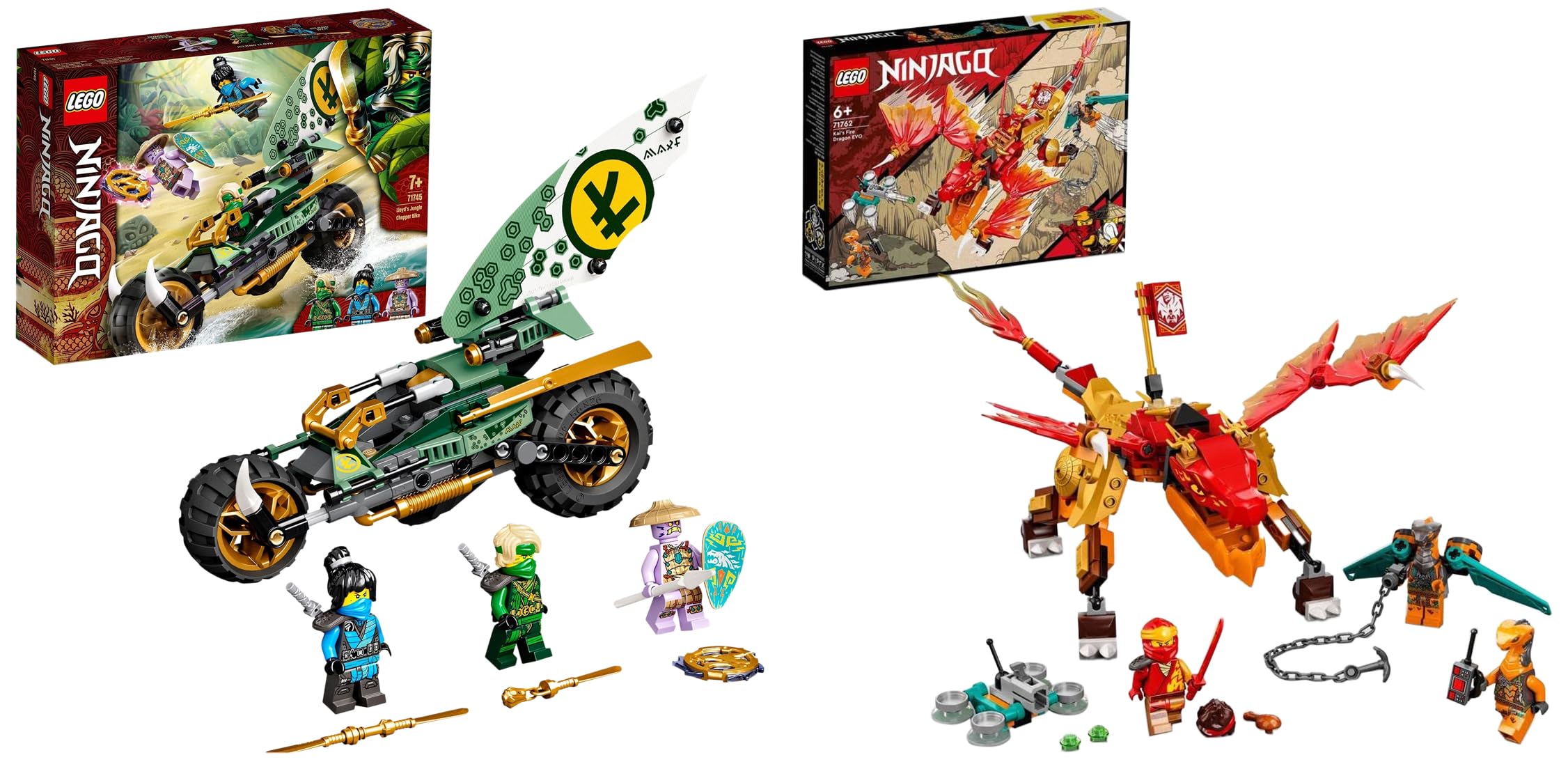 LEGO NINJAGO Kai's Fire Dragon EVO 71762 Building Kit (204 Pieces
