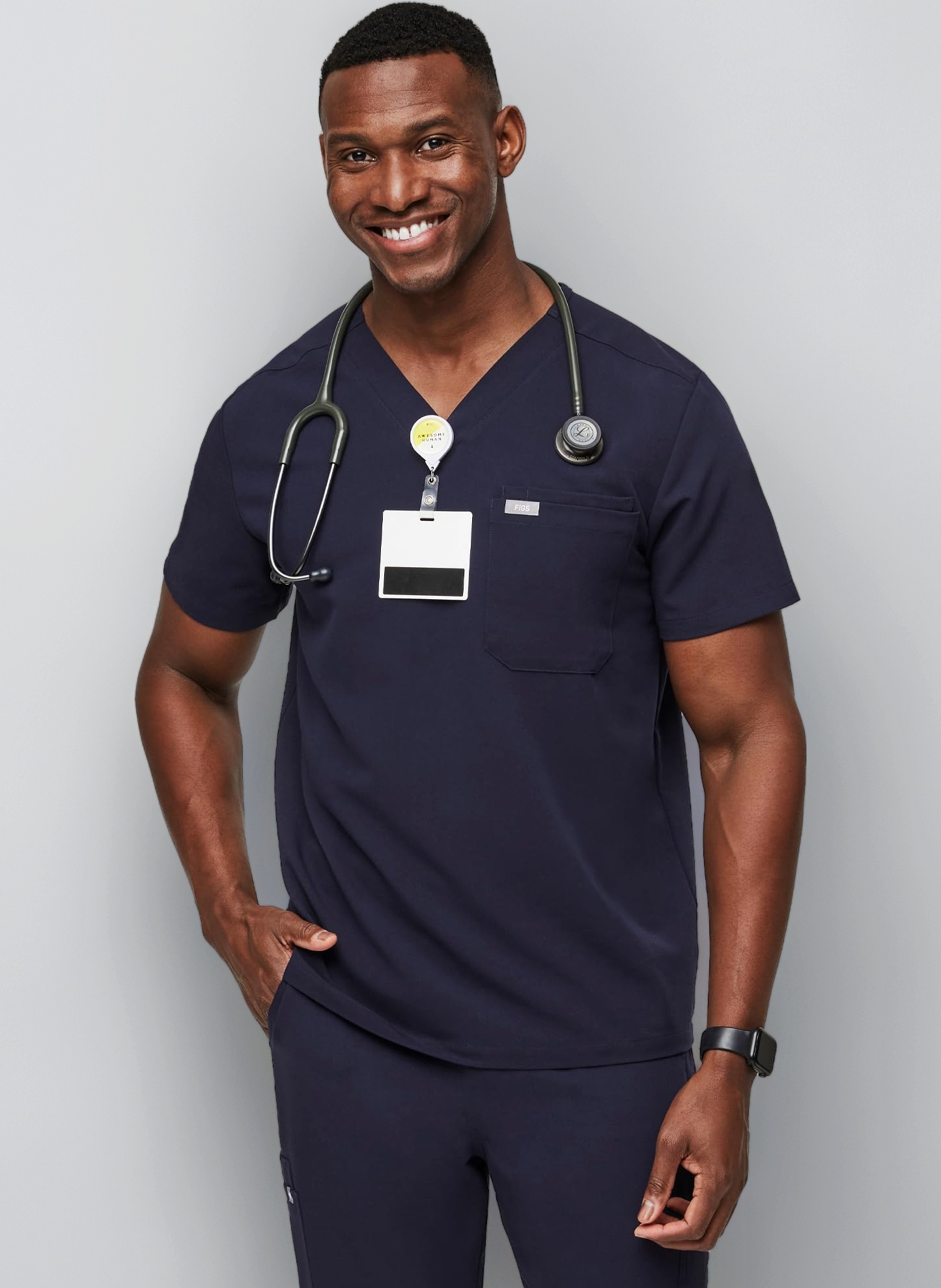 FIGS Men's Leon Medical Scrubs Shirt