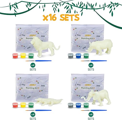 Miniatura 9 de BONNYCO Paquete de 16 recuerdos de fiesta de dinosaurios para niños, paquete de 16 recuerdos de fiesta para niños, bolsas de regalos de dinosaurio,