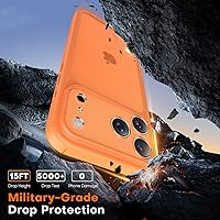 Vista 428 de TAURI Funda magnética 2 en 1 transparente para iPhone 14 Pro, compatible con Magsafe [no amarillenta] con protector de pantalla, protección de grado