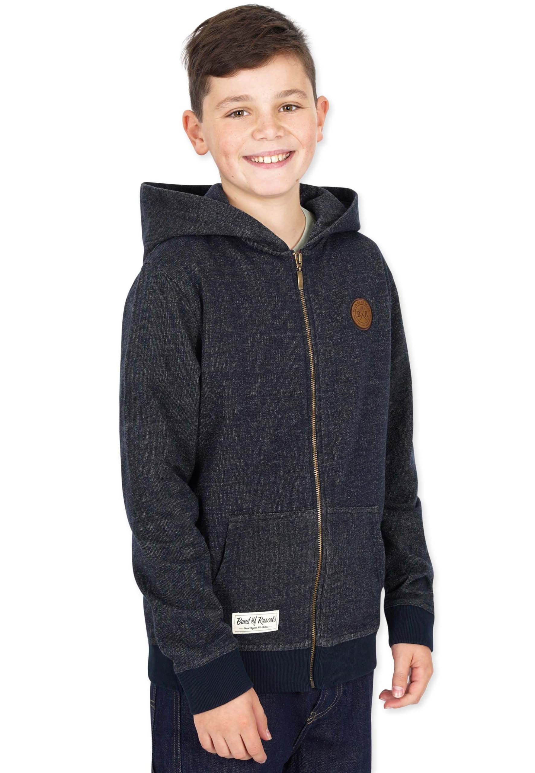 Band of Rascals Kinder Sweatjacke Denim aus Bio-Baumwolle