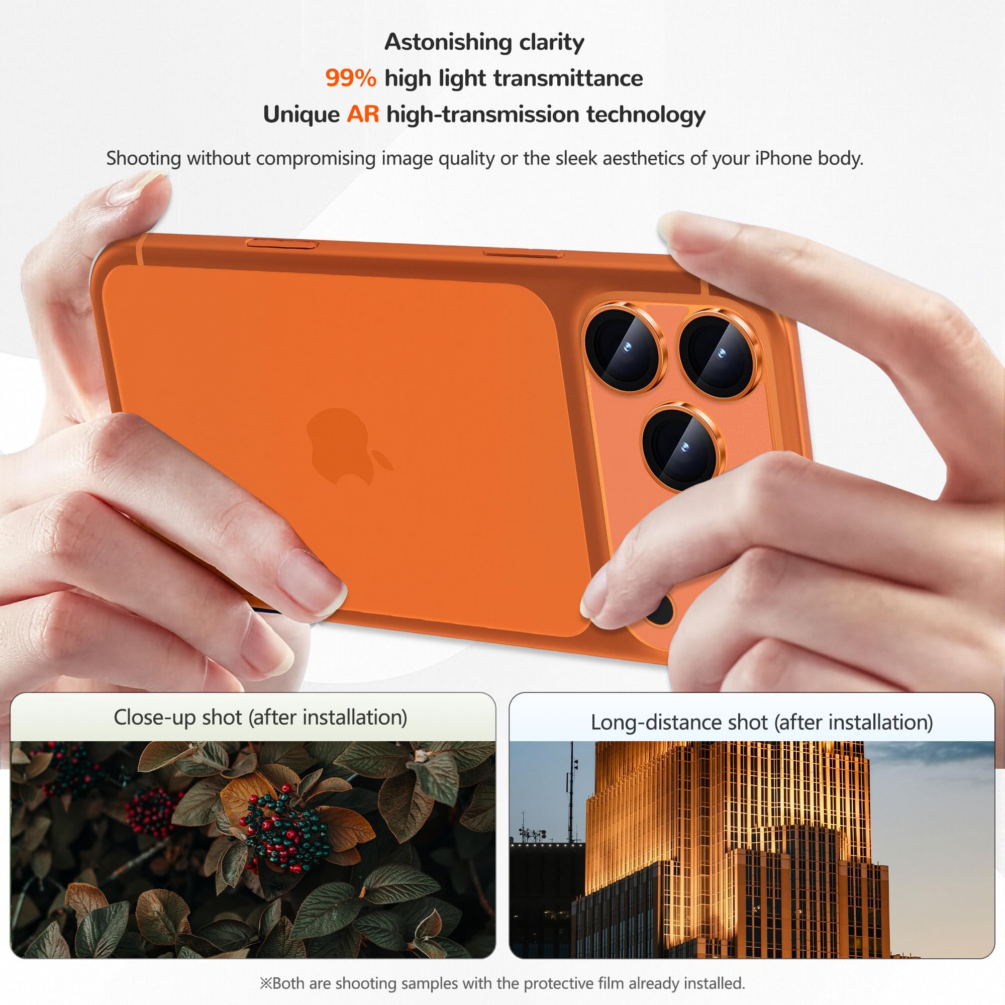 Amazon.co.jp: ZXZone iPhone 17 Pro用カメラレンズプロテクター、強力