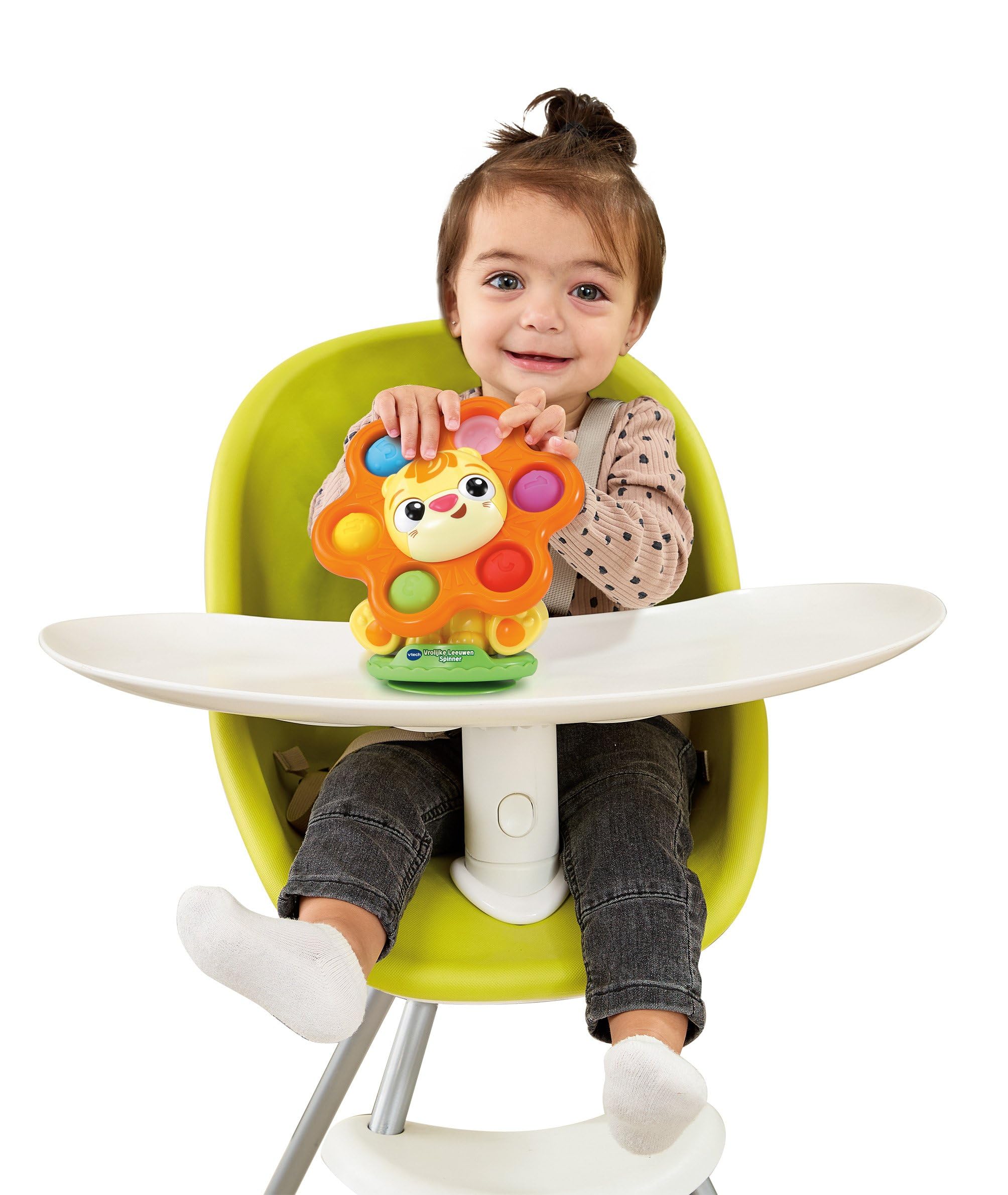 VTech giocattolo Felice Leoni Spinner - giocattolo di attività per bambini colorato