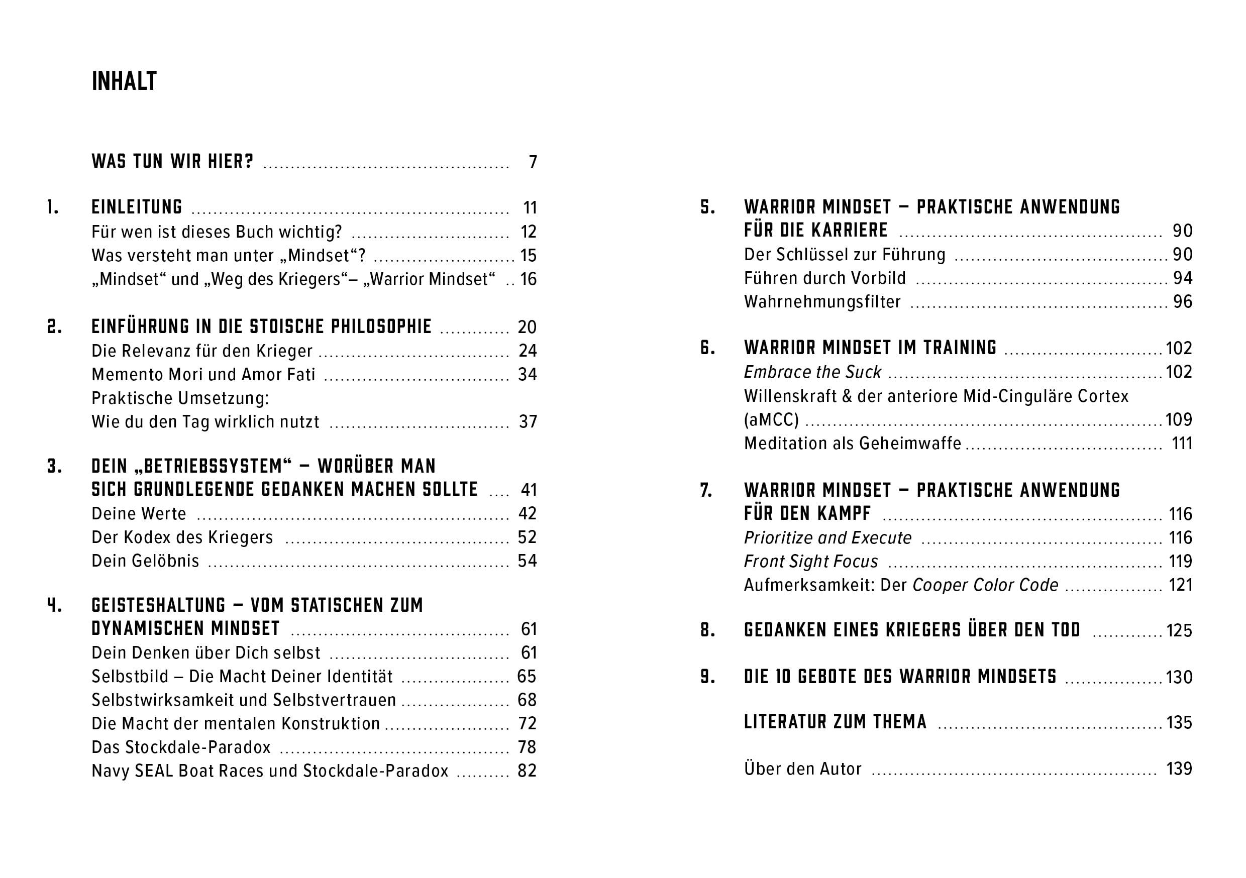 Die innere Kraft – Warrior Mindset für Einsatz und Alltag – Black Book 17