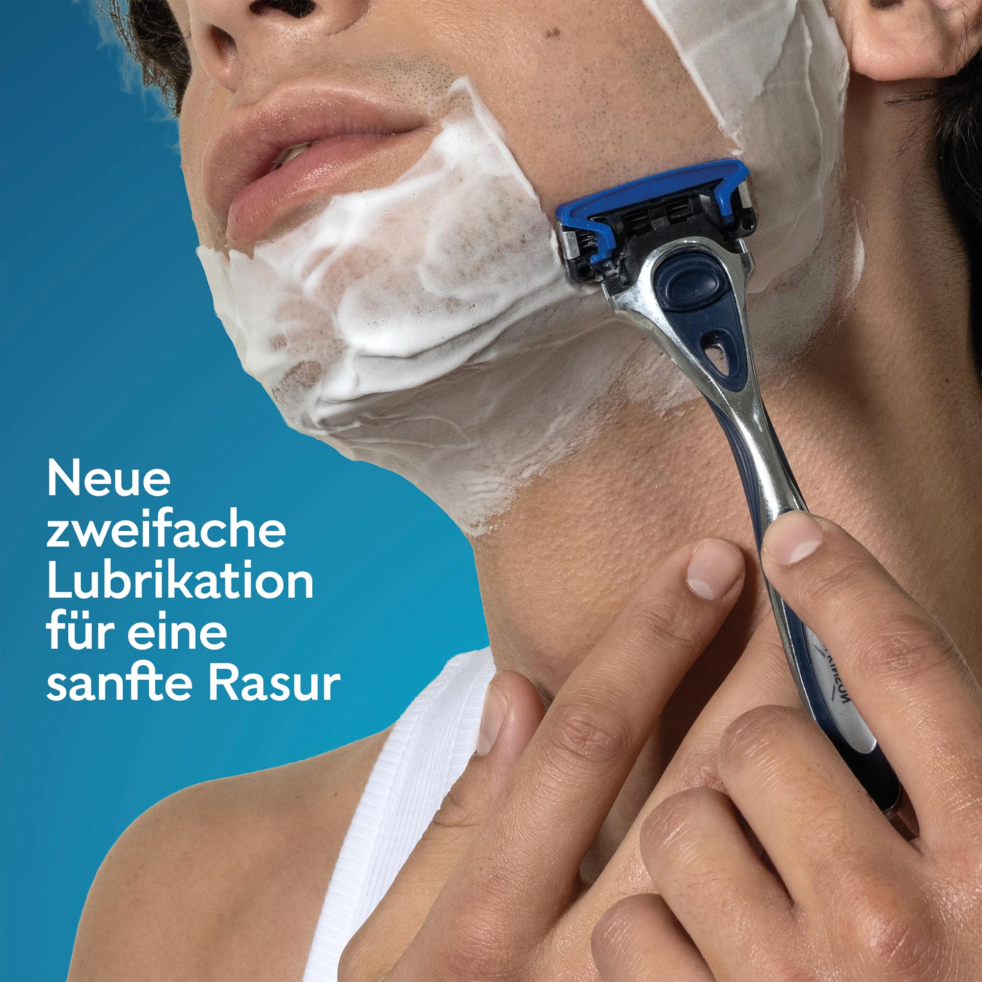 Wilkinson Sword Hydro 5 Herrenrasierer Klinge, XXL-Pack, Herrenrasierer Ersatzklingen-Pack, Haut-Hydratation, karbonbeschichtete Klingen, 12 Ersatzklingen