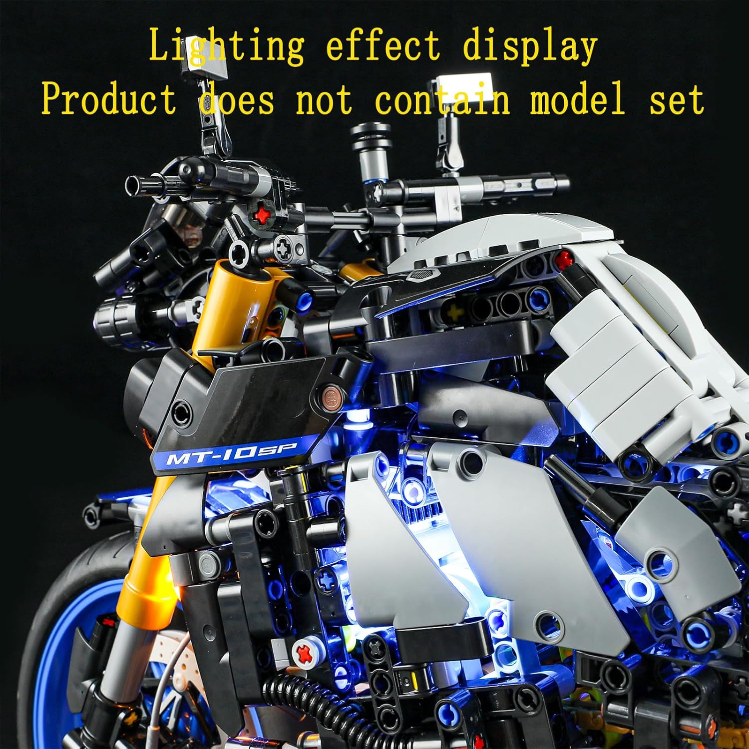 LED Light Kit Compatible with Lego Yamaha MT-10 SP - Lighting Set for Technic 42159 (Model Set Not Included)