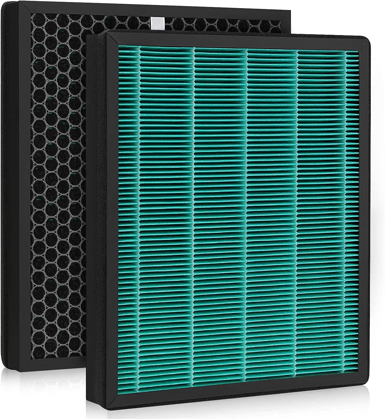 True HEPA Replacement Filter Compatible with Coway AIRMEGA Max2 Air Purifier 400/400S (AP-2015F), 1 Set (2 Packs)