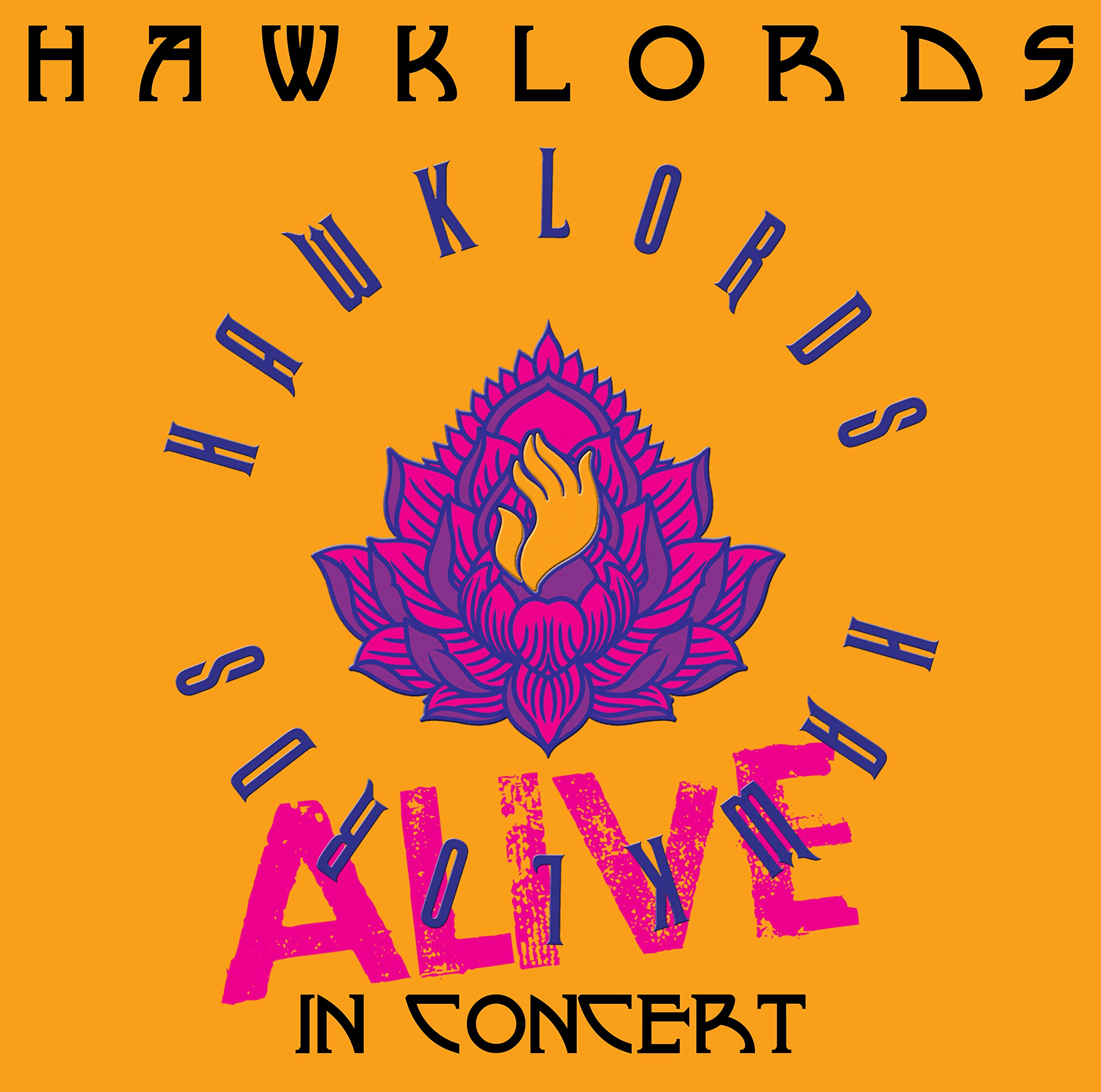 Hawklords - Alive In Concert space rock cd album Ex / Ex condition