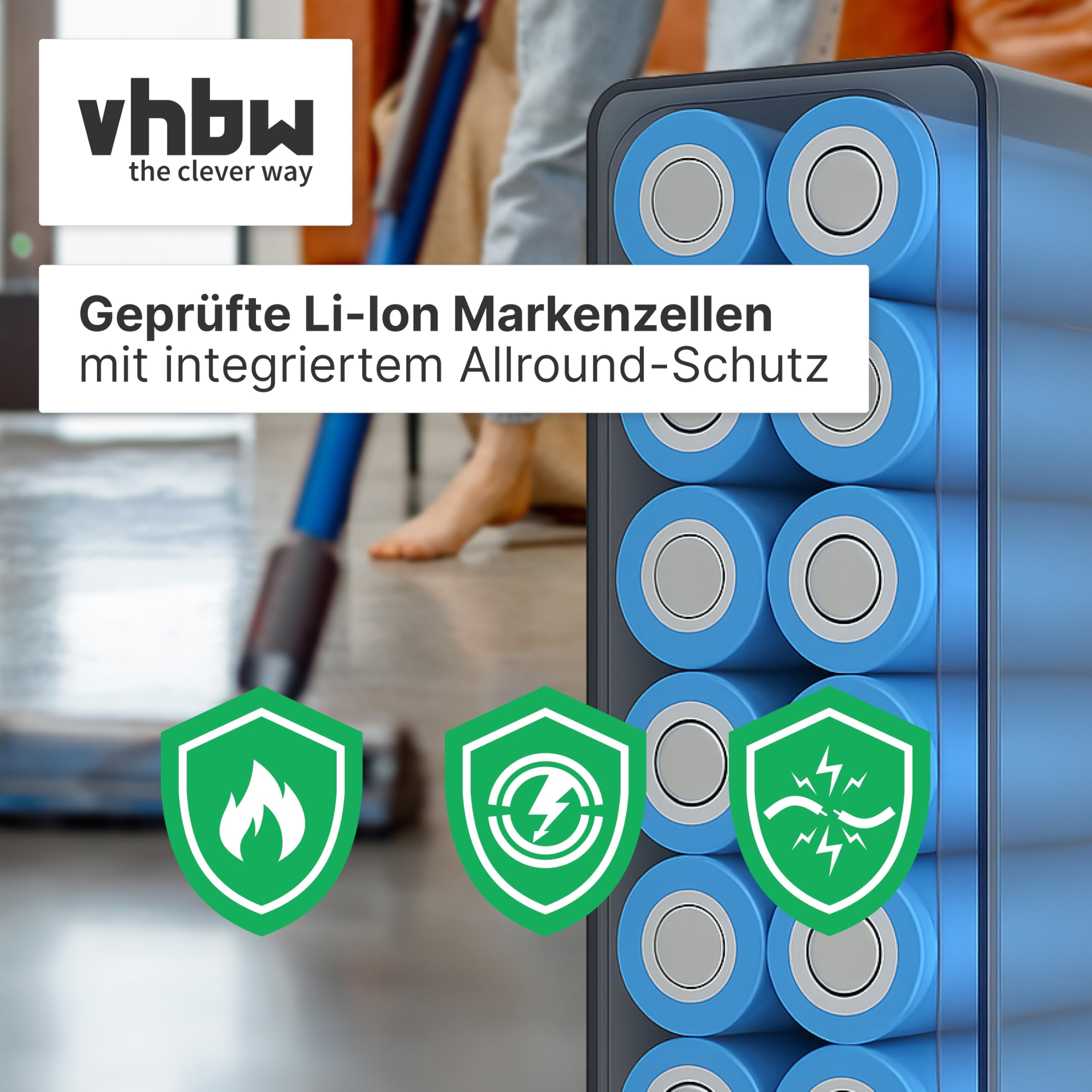 vhbw Akku kompatibel mit Dyson Outsize Gen 2020, Absolute
