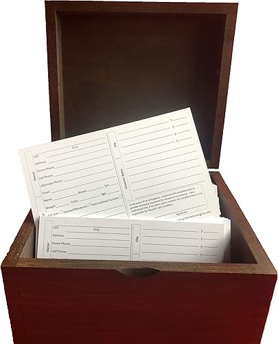 Miniatura 6 de Tarjetas de aseo para perros (paquete de 100 tarjetas de 8 x 5 pulgadas) para peluqueros profesionales de mascotas y gatos, cuidado de perreras