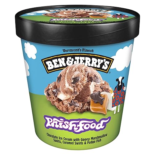 Ben & Jerry's Phish Food Chocolate Helado sin OMG 16 oz