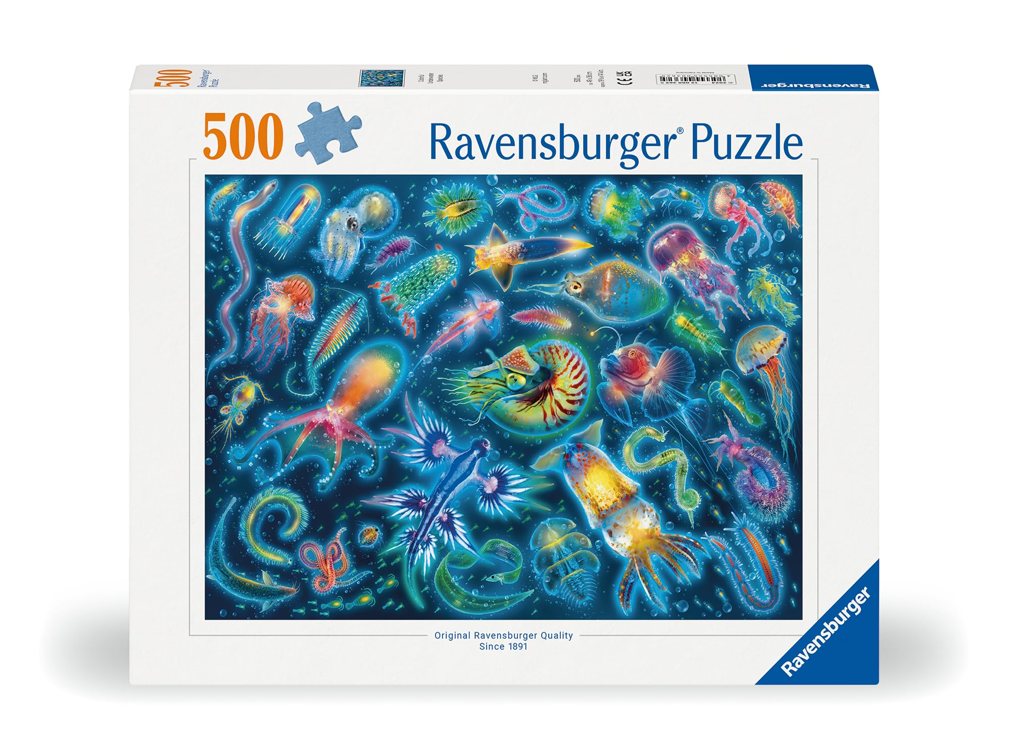 Ravensburger Colourful Underwater Species 500 Piece Jigsaw Puzzle for Adults and Kids Age 10 Years Up, Multicoloured - Image 2