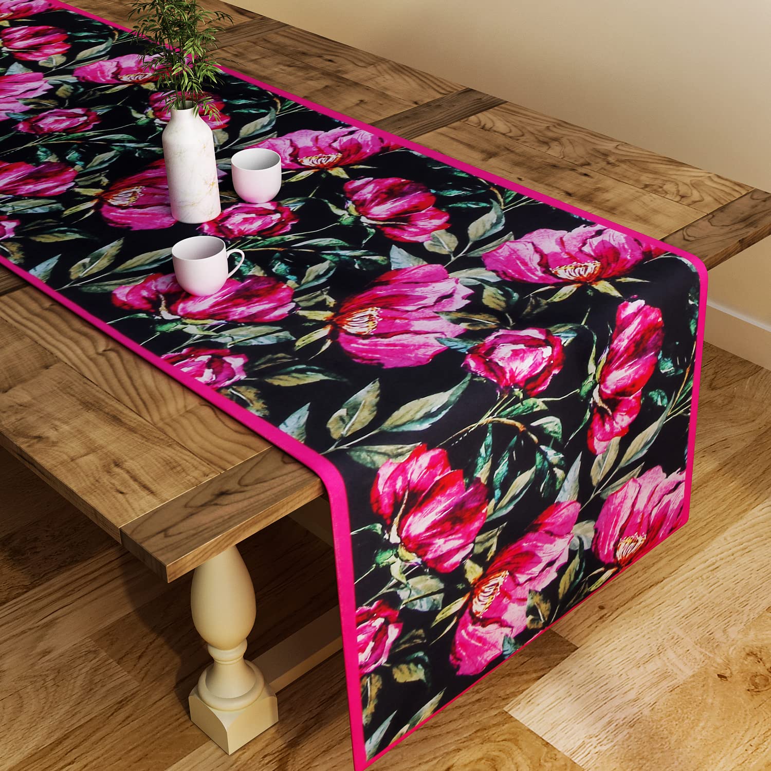 SEJ Table Runner - Pink Dining Table Protector -32